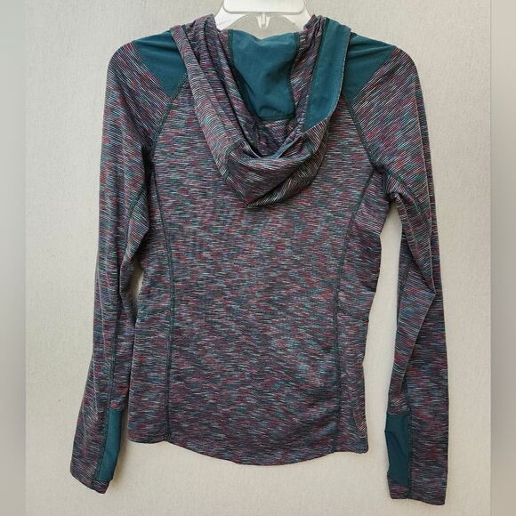 REI multicolored 1/2 zip hoodie pullover - Picture 7 of 10